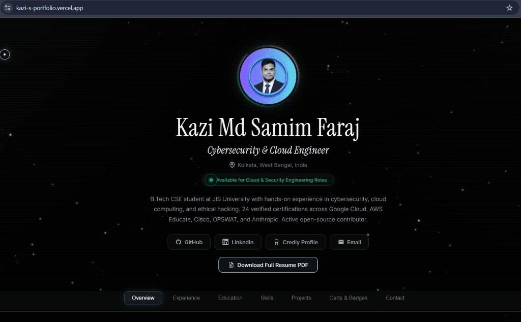 Kazi's Portfolio
